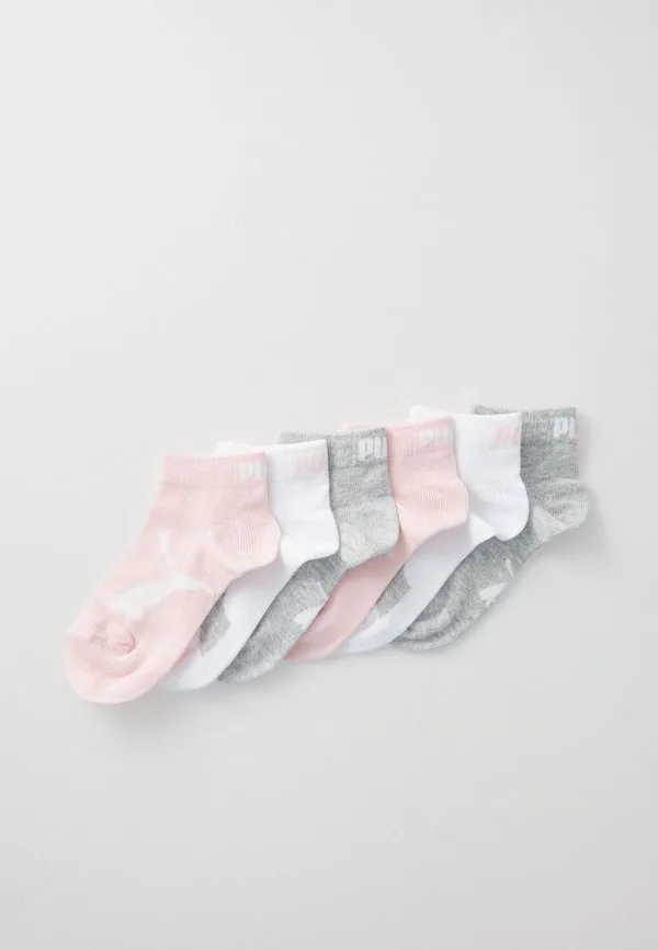 Детские носки унисекс (6 пар) от kids quarter ecom Puma, Pink/Grey