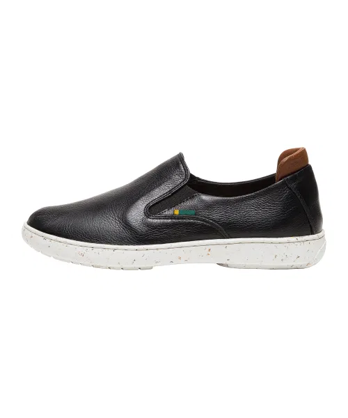 Унисекс слипоны из натуральной кожи FREUS SLIPPER NOVO чёрные — фото 3