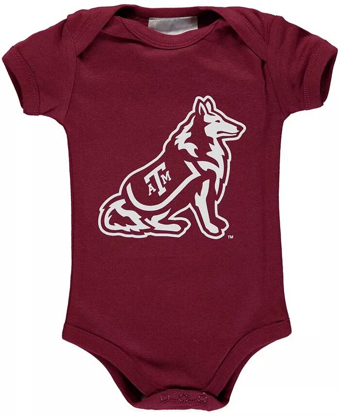 

Боди Maroon Texas A&M Aggies Big Logo для мальчиков и девочек Two Feet Ahead