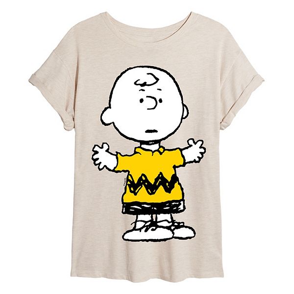 

Футболка Juniors Peanuts Charlie Licensed Character, Beige