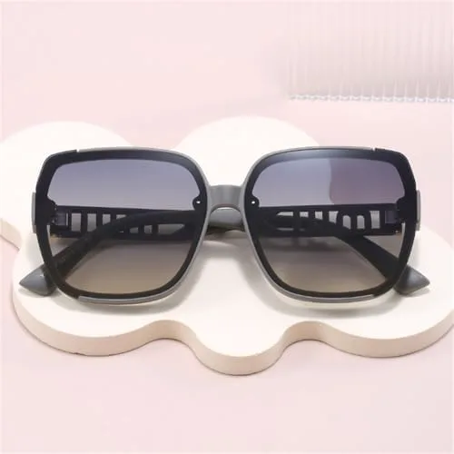 

Солнцезащитные очки 2027 года для женщин, большая оправа, защита от УФ-излучения UV400, очки для путешествий и активного отдыха, женские очки MTZJH, Black