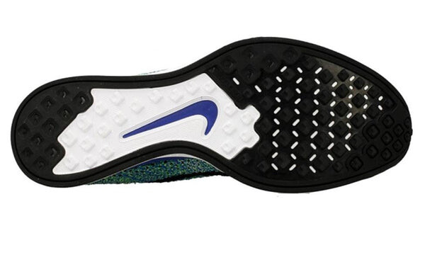 Кроссовки flyknit racer Nike, белый — фото 4