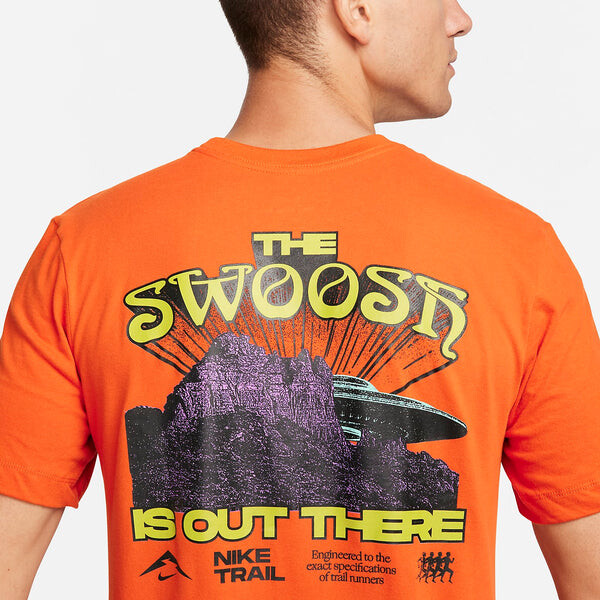 Футболка dri fit ssnl trail футболка Nike, оранжевый — фото 3