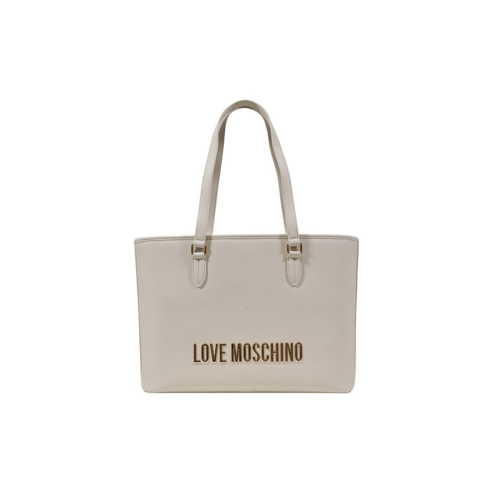 

Бежевая полиэтиленовая сумка LOVE MOSCHINO