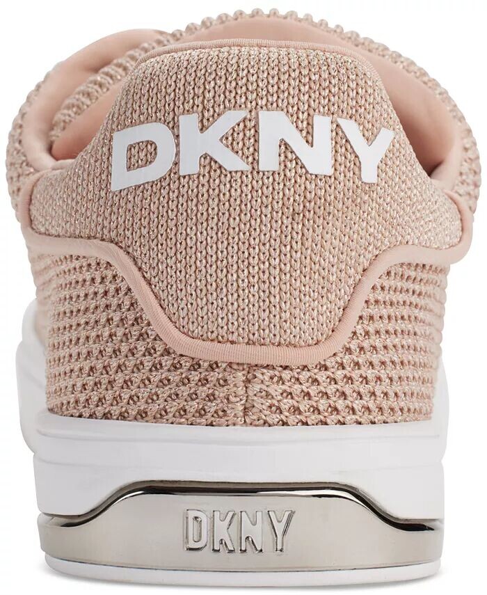 Женские низкие кеды Abeni на шнуровке DKNY, розовый — фото 3