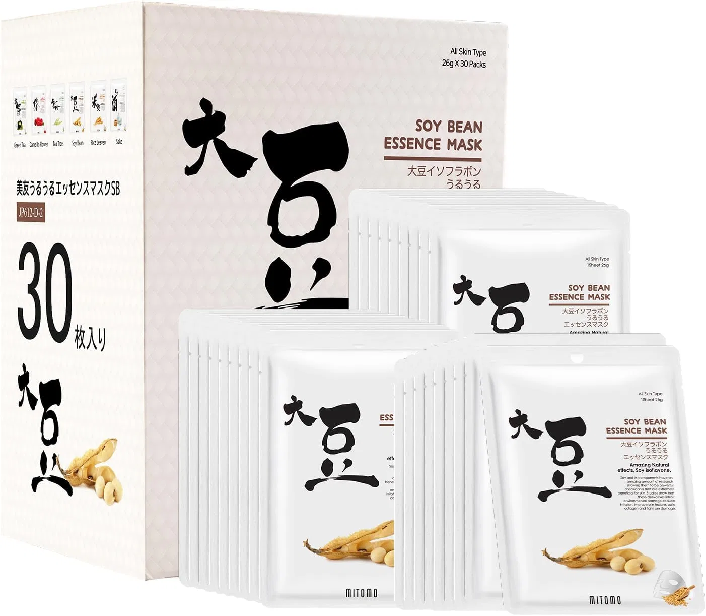 Тоник Mitomo Skincare — Ukiyo-e Series JP612 с экстрактом риса, успокаивающая