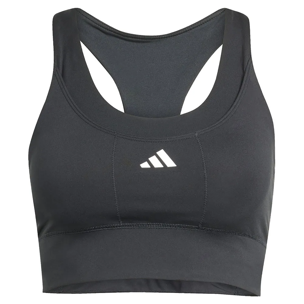 

Спортивный бюстгальтер adidas Run Pocket Medium Impact Sports Bra, черный