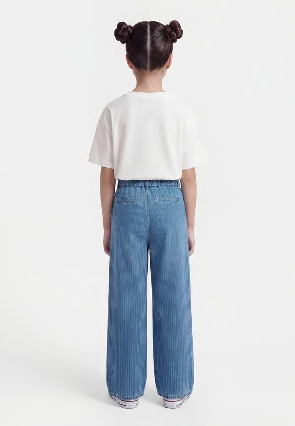 Широкие брюки kogyasmin, джинсы свободного кроя Only Girls, Medium Blue Denim — фото 2