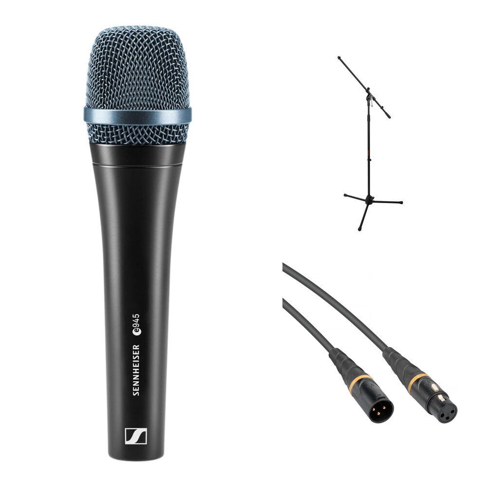 

Ручной микрофон Sennheiser e945 Supercardioid Dynamic Handheld Vocal Microphone