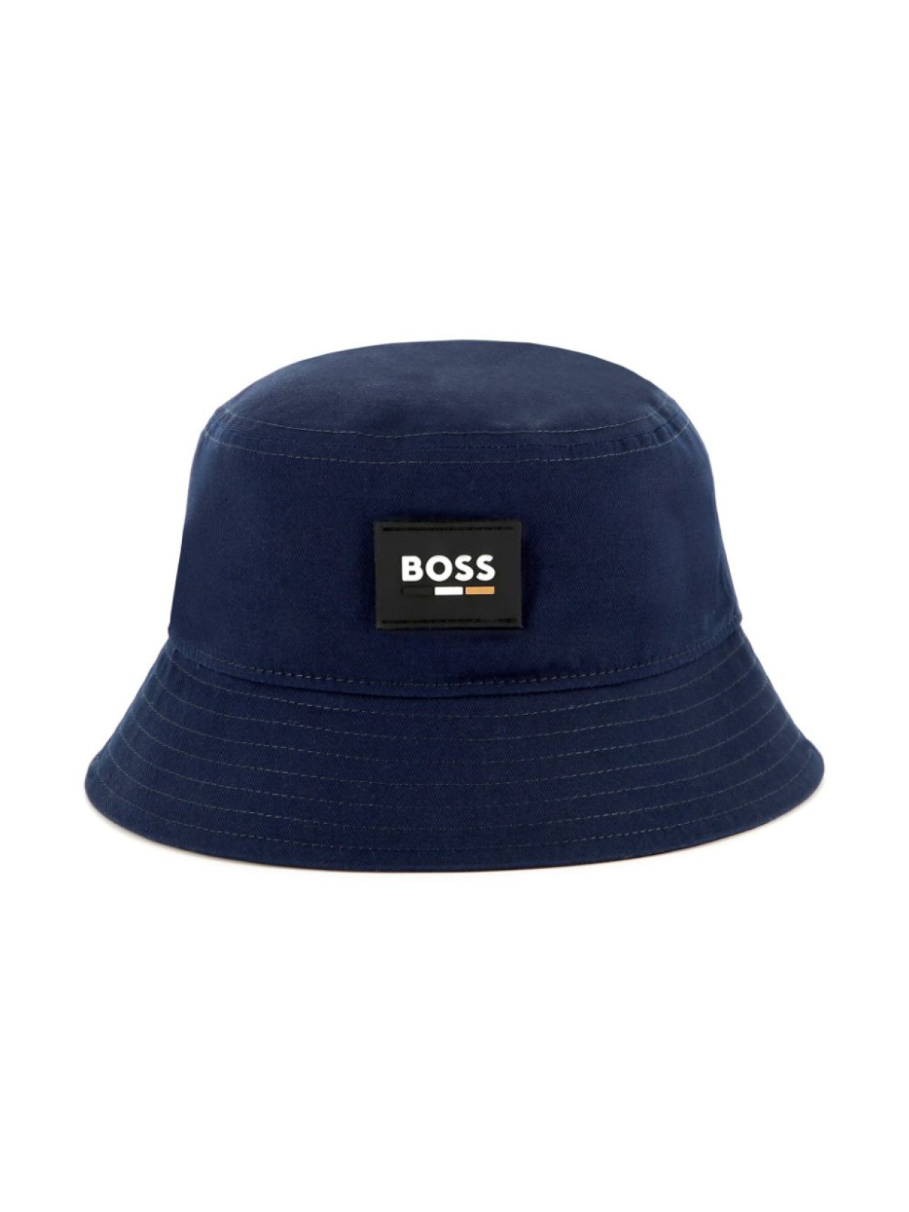 

BOSS Kidswear панама с нашивкой-логотипом, синий