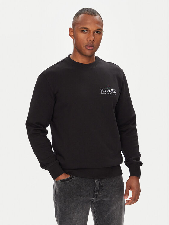 

Толстовка обычного кроя Stacked MW0MW39376 Tommy Hilfiger, черный