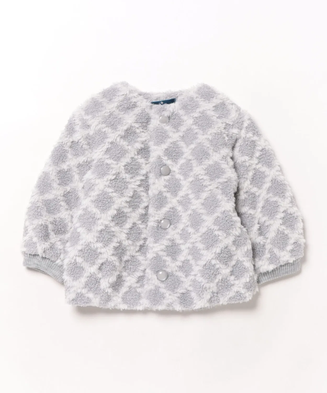 Блузон стеганый Diamond Quilt, полиэстер, серый