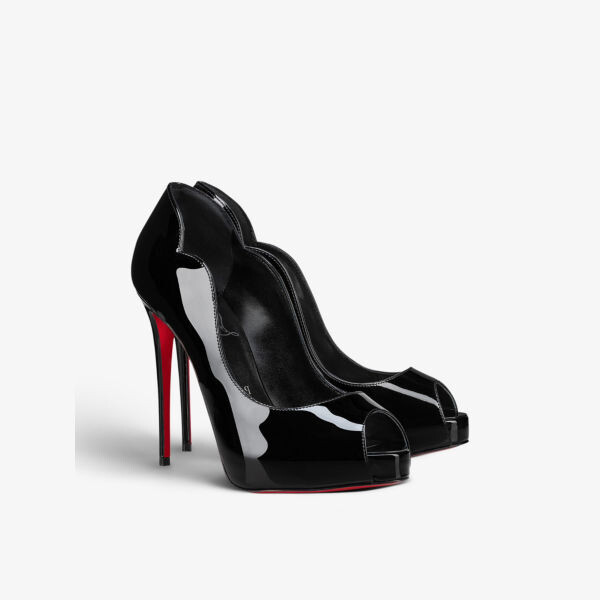 Лакированные босоножки на каблуке Hot Chick Alta 120 Christian Louboutin, черный — фото 3