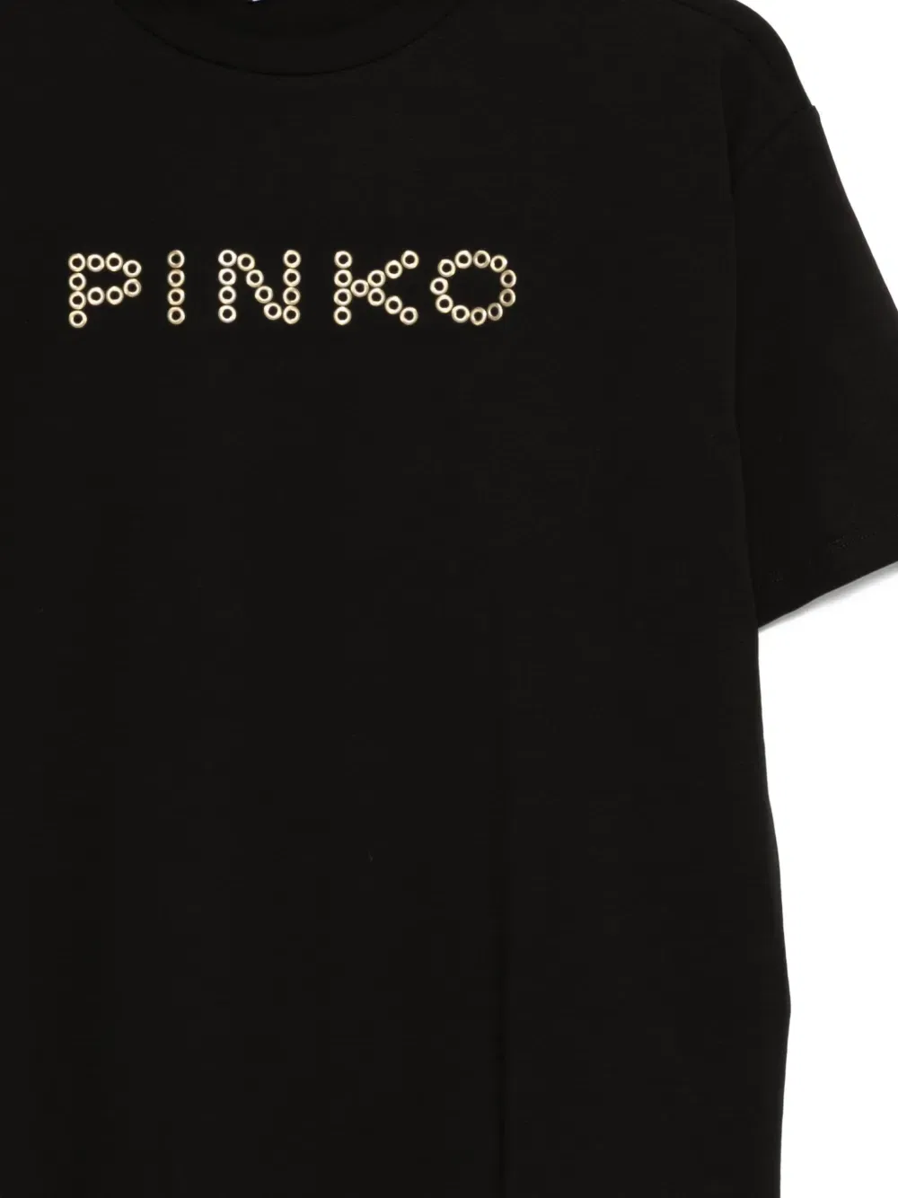 Футболка с аппликацией логотипа Pinko Kids, черный — фото 3