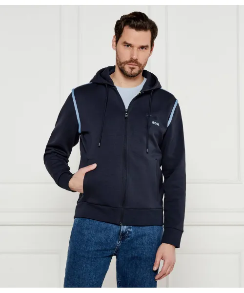 

Обвисшая толстовка Regular fit Boss Green, синий