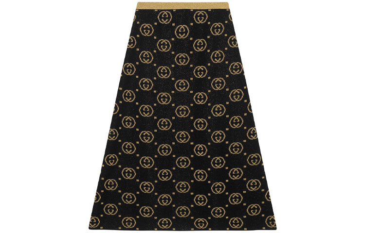 

GUCCI Женская повседневная длинная юбка, цвет Black