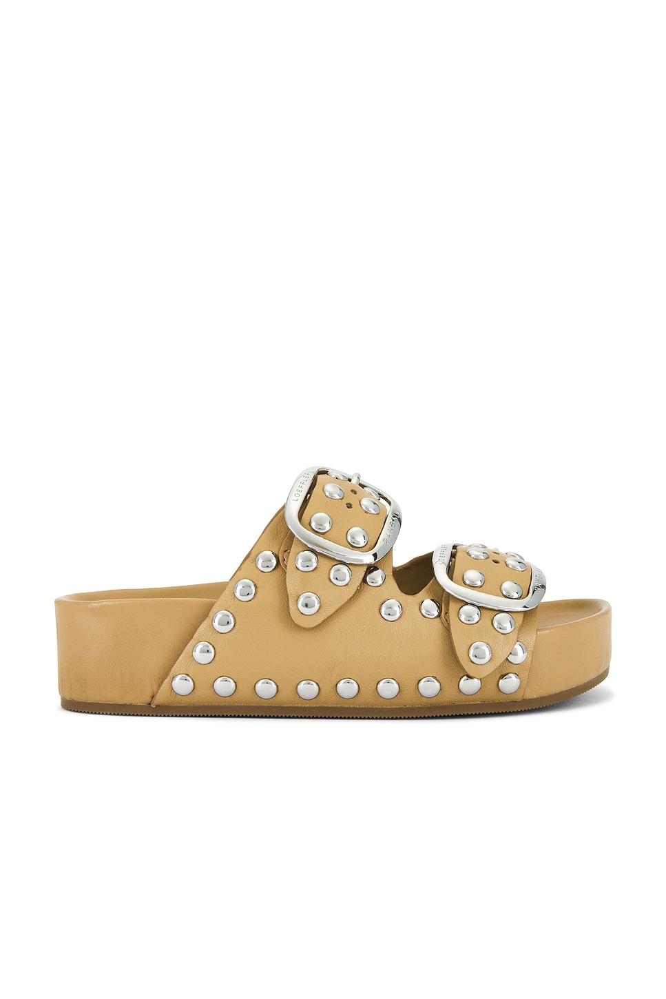Сандалии Jack Loeffler Randall, khaki & silver