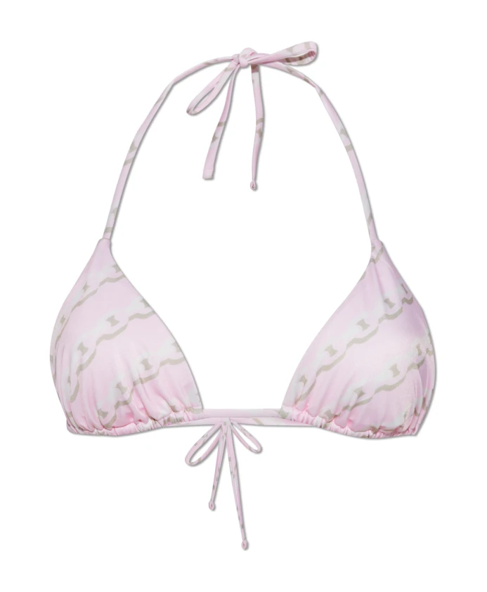 

Верхняя часть бикини с принтом "сокровища" Versace, розовый