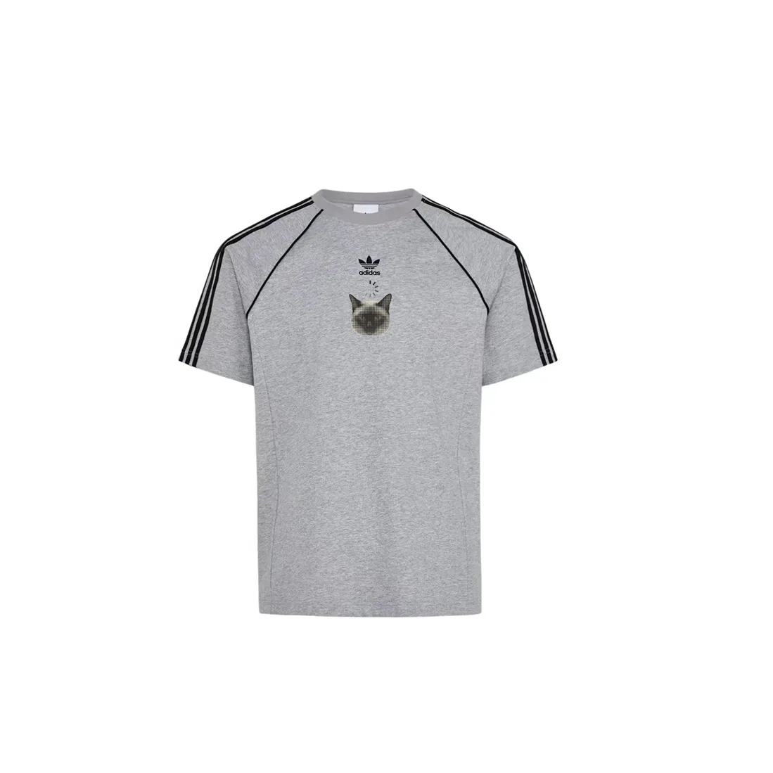 Футболка Adidas Originals SST с круглым вырезом, серая