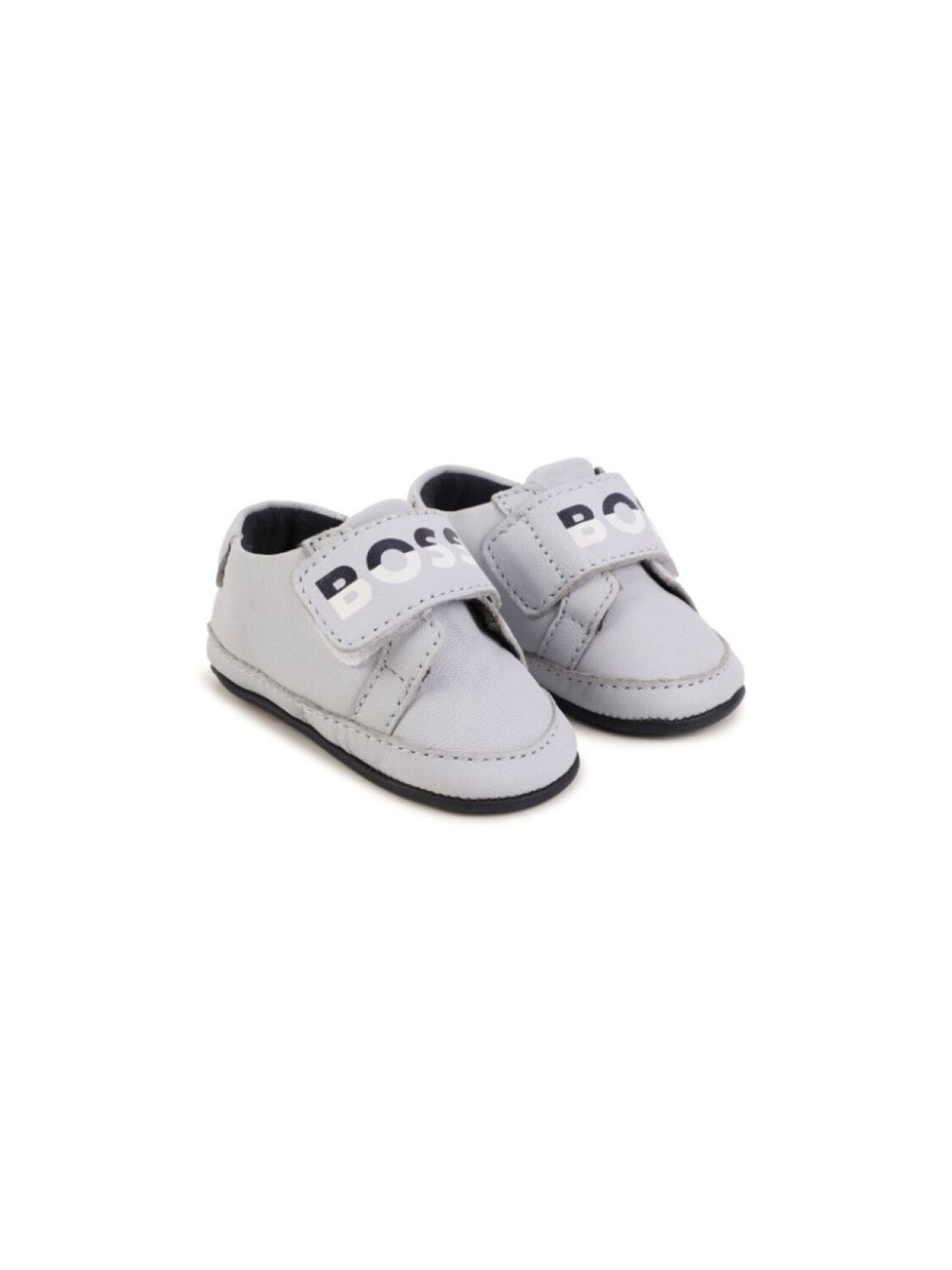

BOSS Kidswear пинетки с логотипом, серый