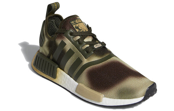 Кроссовки star wars x nmd_r1 принцесса лея Adidas, зеленый — фото 2