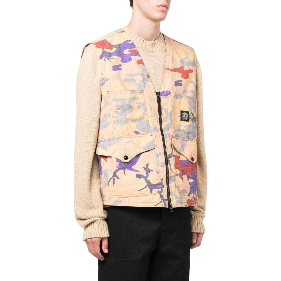 Жилет Heritage Camo Ripstop Nylon «Multicolor» Stone Island, цвет Multicolor — фото 4