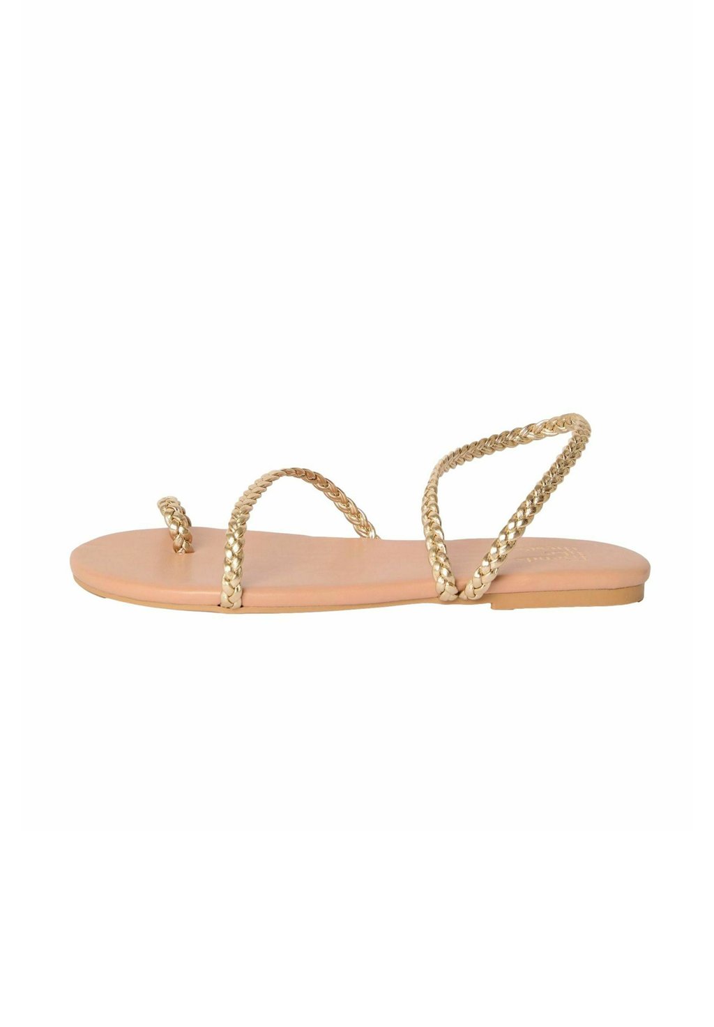 Сандалии с Т-образной застежкой REGULAR FIT - ASYMMETRIC TOE LOOP Friends Like These, золотой