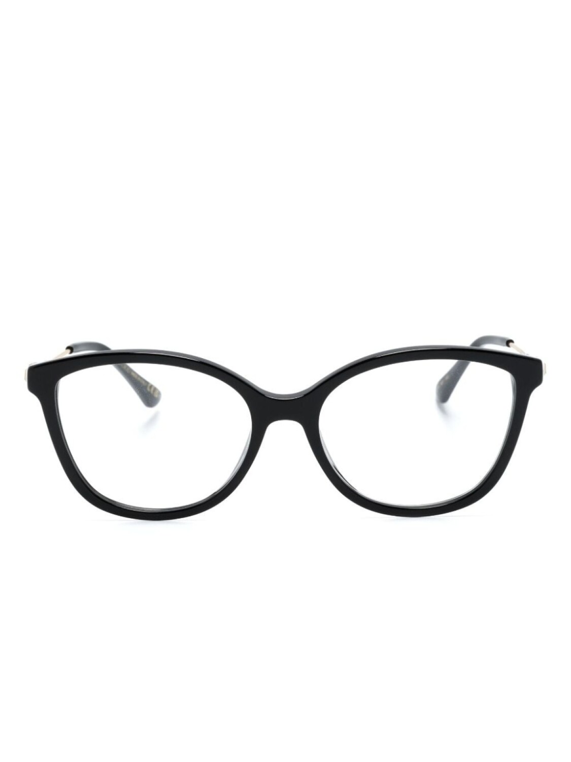 

Jimmy Choo Eyewear очки с логотипом и кристаллами, черный