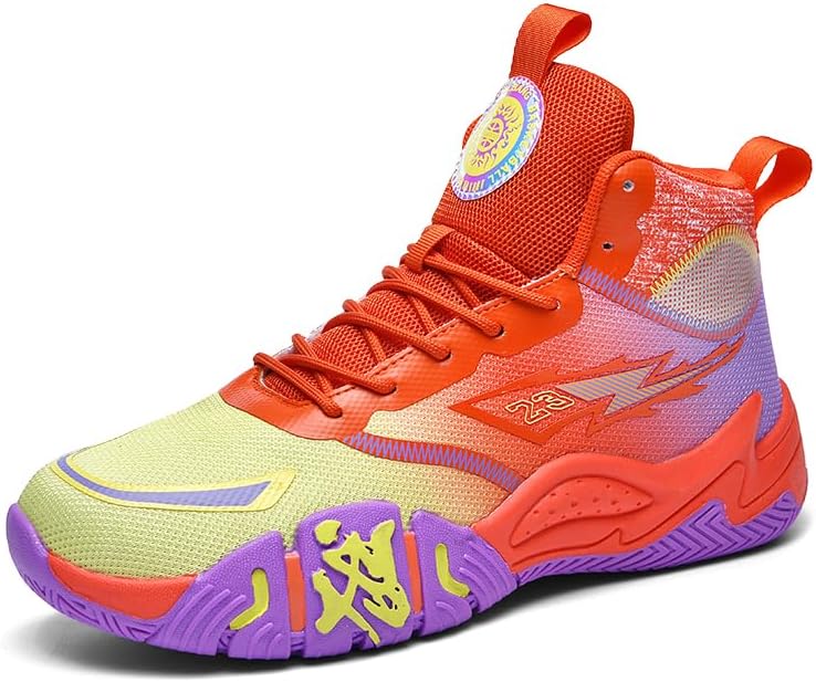 

Кроссовки CUZUDIN High Top для женщин и мужчин, баскетбольные, модной разноцветной расцветки, для бега, дышащие, с нескользящей подошвой, для улицы, легкие спортивные повседневные обувь