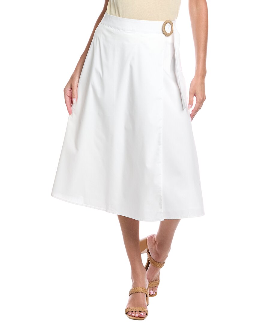 

Николь Миллер Миди-юбка Nicole Miller, белый