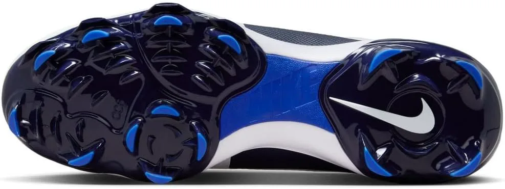 Бейсбольные бутсы Nike Force Trout 9 Pro MCS (FB2908-001, черный/белый-антрацит-серый холодный), белый/синий — фото 4