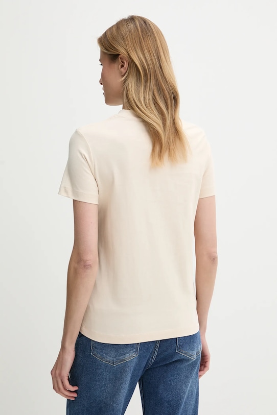 

Хлопковая футболка Calvin Klein Jeans, бежевый