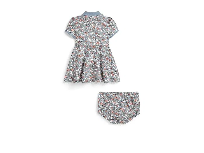 Платье с цветочным принтом Floral Mesh Faux-Wrap Dress & Bloomer Polo Ralph Lauren Kids, Lydston Floral — фото 2