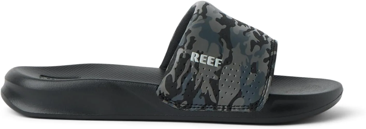 Сланцы Reef Kids One Slide, черный/серый — фото 4
