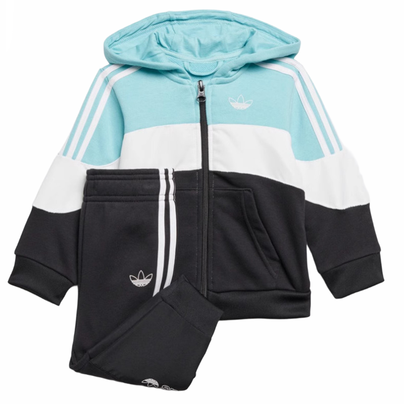 Комбинезон для малыша / Crawlers Moderate Adidas Originals, vivid синий/белый/черный — фото 4