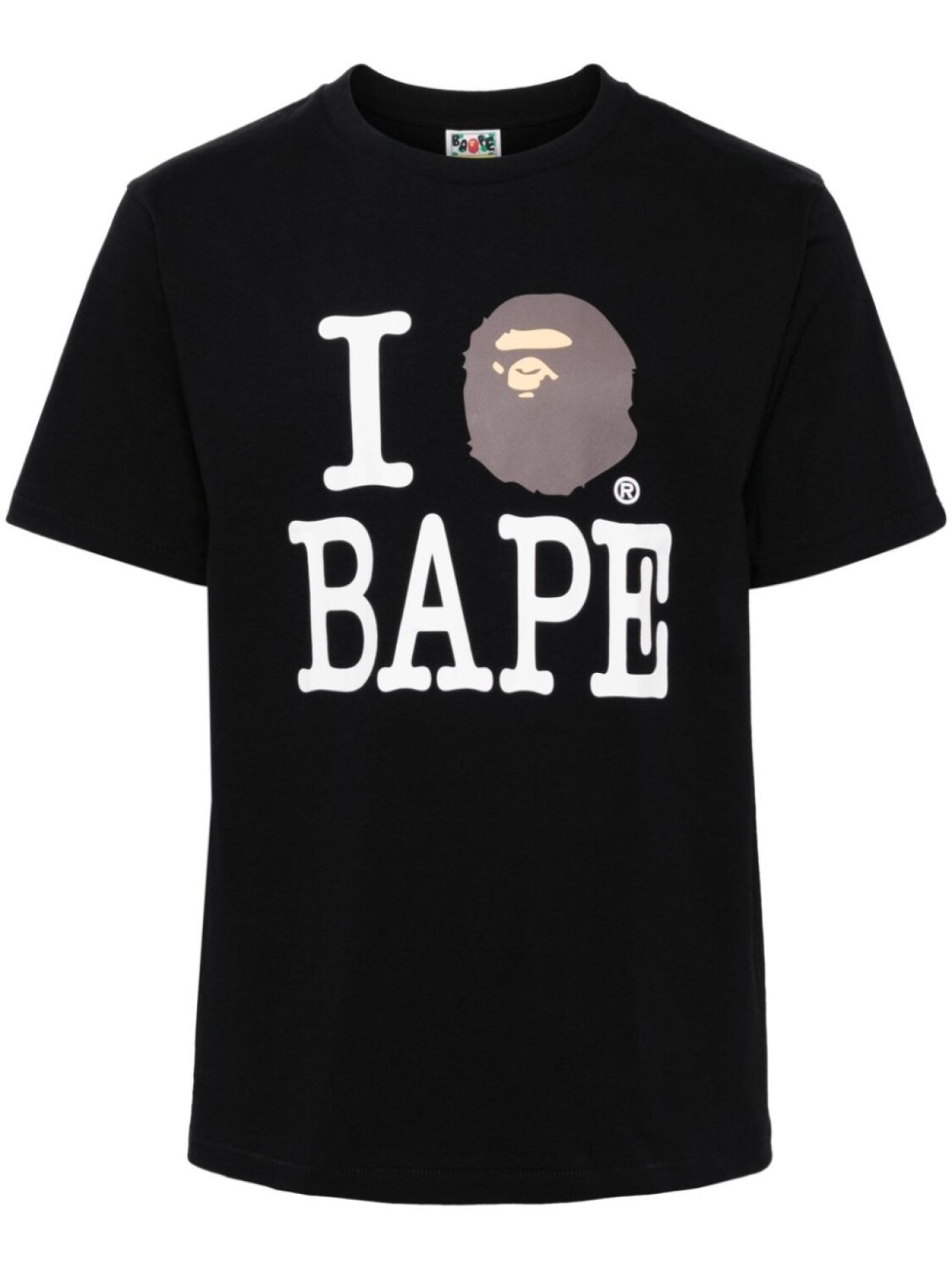 

A BATHING APE футболка с логотипом, черный