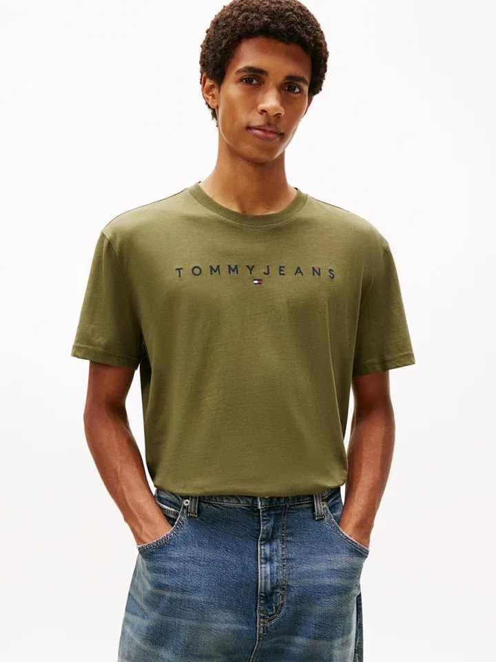 Футболка из хлопка Tommy Hilfiger, оливковый