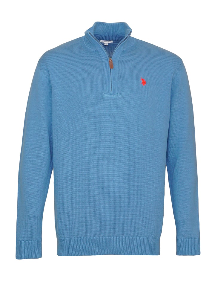 

Пуловер U.S. Polo Assn., светло-синий