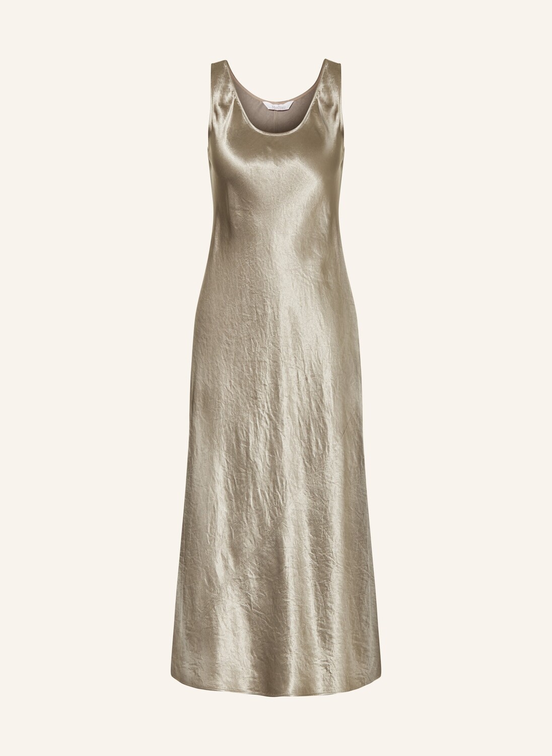 

Атласное платье талете Max Mara LEISURE, цвет PLATIN