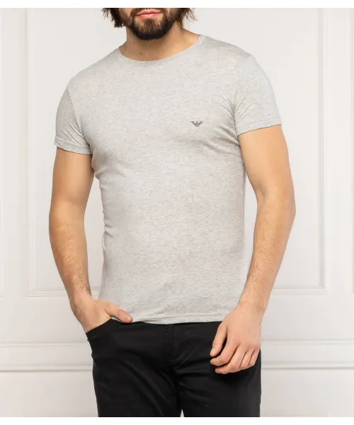 

Футболка Slim fit Emporio Armani, серый