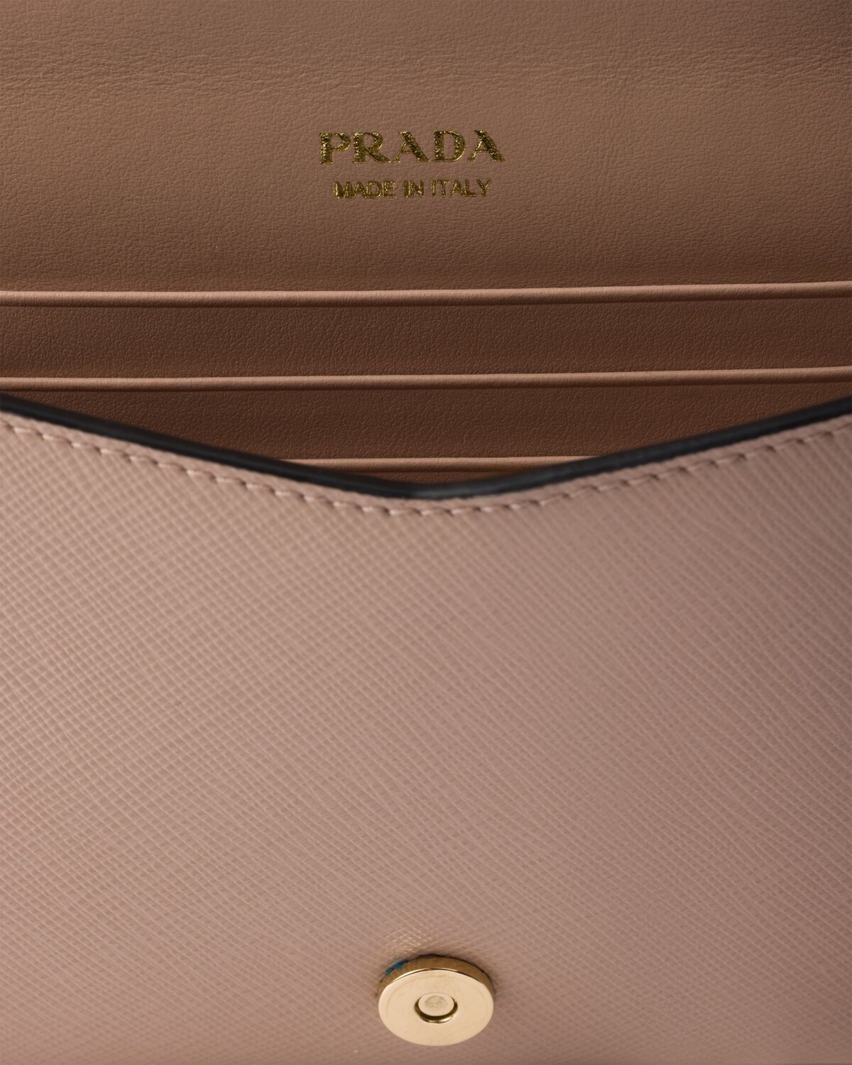 Мини-сумка из сафьяновой кожи Prada, пудровый — фото 4