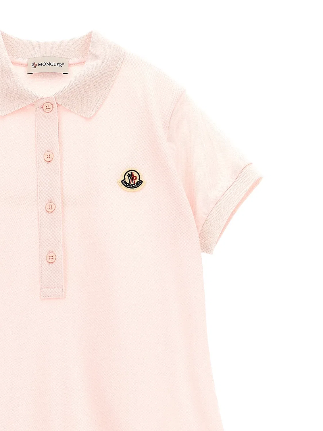 Поло-платье Moncler Enfant, розовый — фото 3