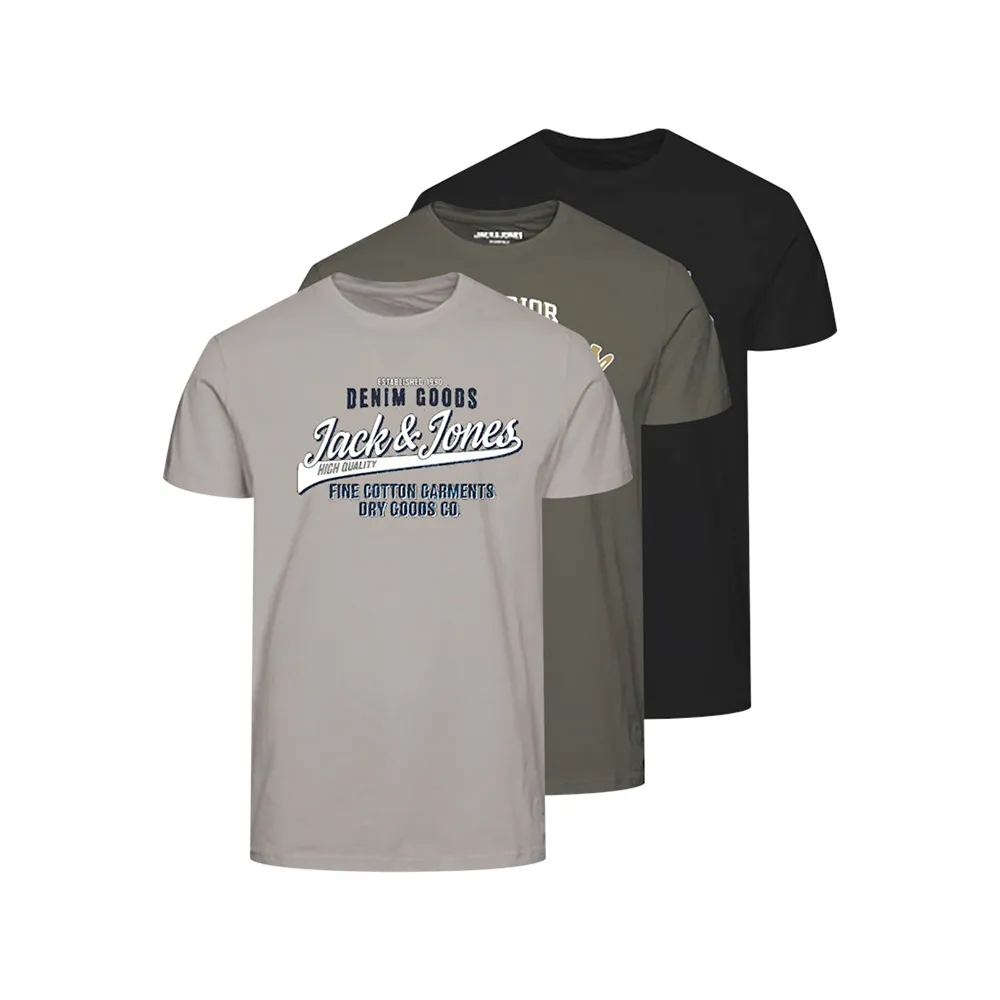 

Футболка Jack & Jones Ethan, серый/черный