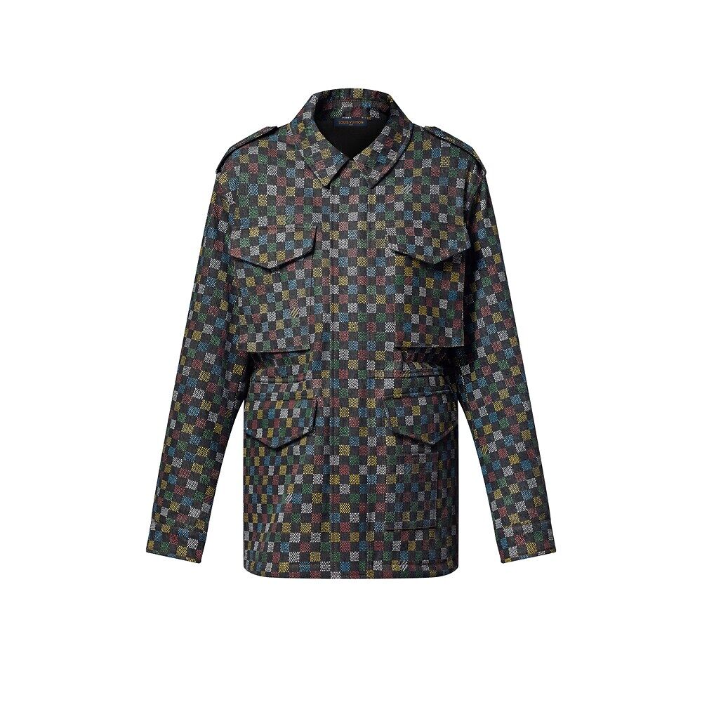 

Парка из денима Damier Louis Vuitton, коричневый