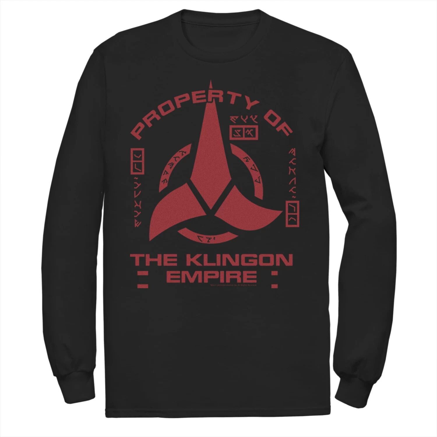 

Мужская футболка со значком Star Trek: Discovery The Klingon Empire Licensed Character