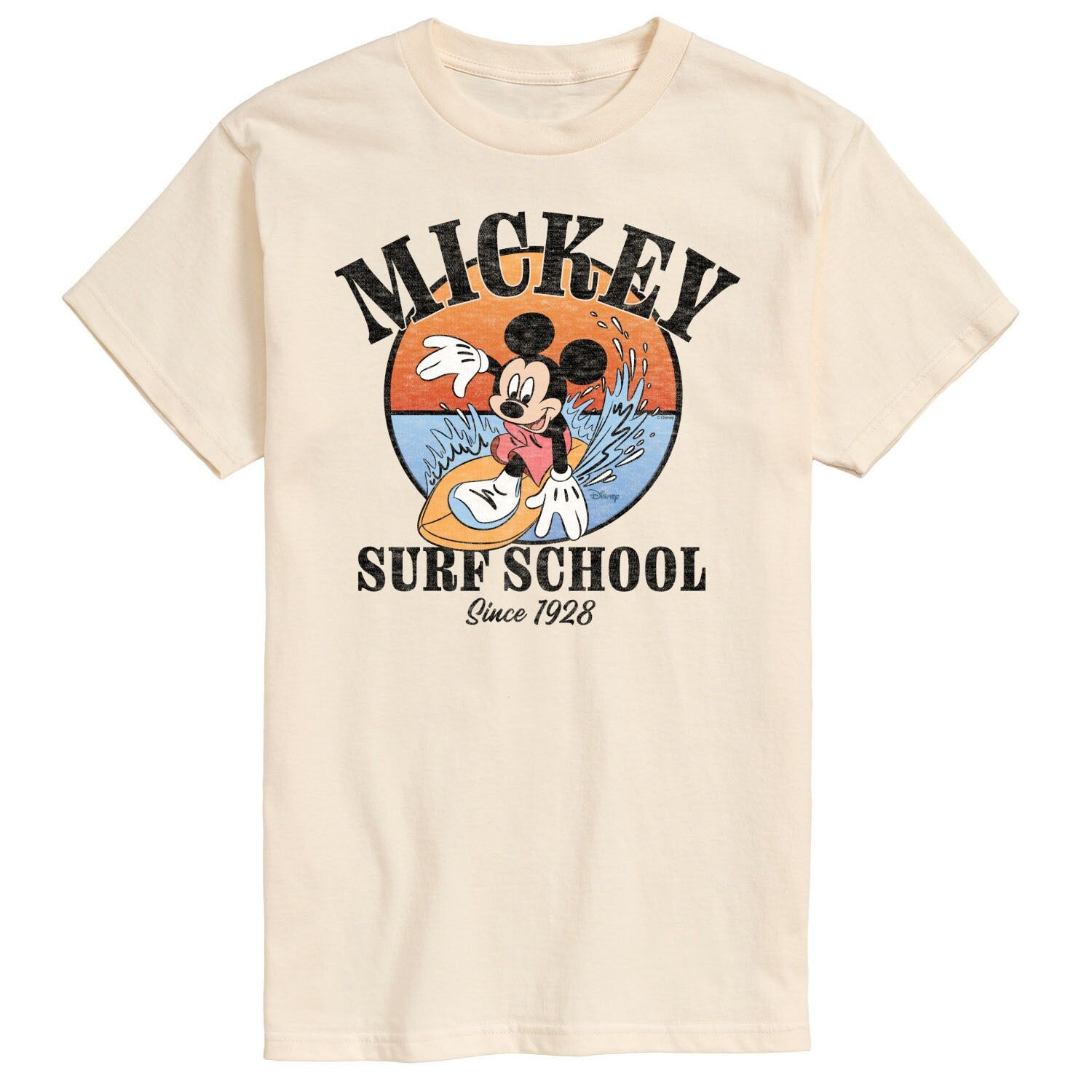 

Мужская футболка с рисунком Микки Мауса Disney's «Школа серфинга» Licensed Character