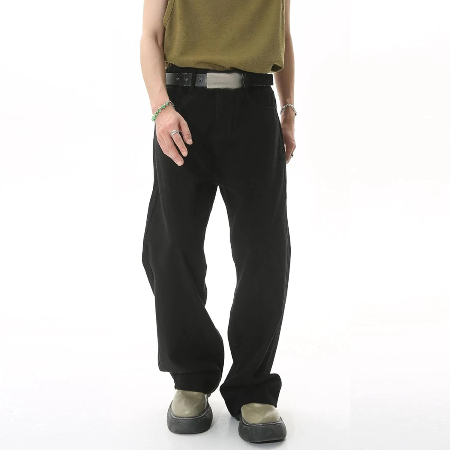 Джинсы мешковатые Barrel Jeans, Black — фото 2