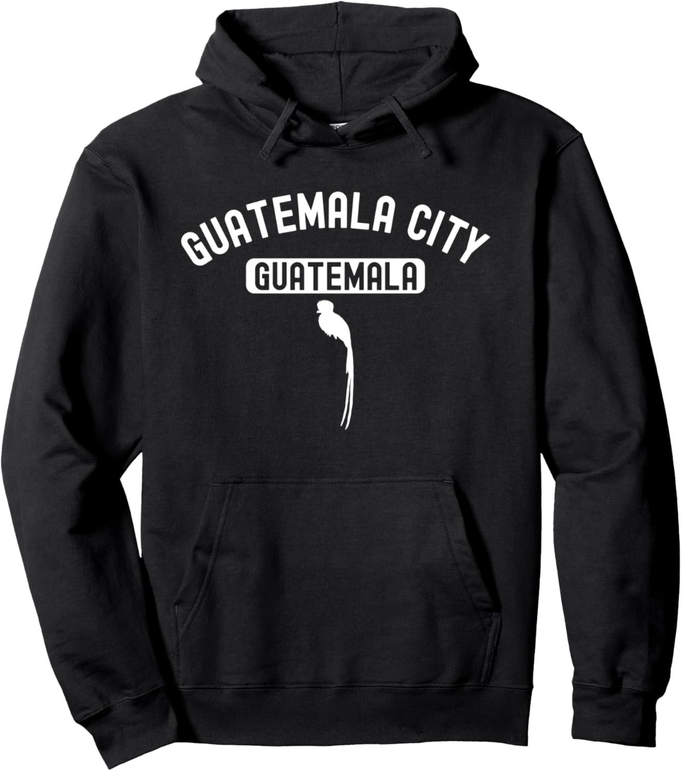 

Толстовка Guatemala City Chapin Quetzal Antigua Guatemala Flores Tikal 502 Chapin Tees, черный