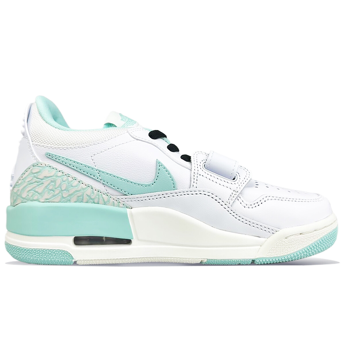 Кроссовки Jordan Legacy 312 Vintage Basketball Shoes Women's Low-top Green/black, белый — фото 3