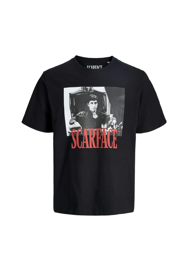 

Футболка Scarface с коротким рукавом Jack & Jones, черный